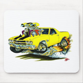 1970 El Camino Yellow-Black Truck Mouse Mat