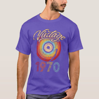 1970 Geburtstag Vinyl Vintage friend T-Shirt