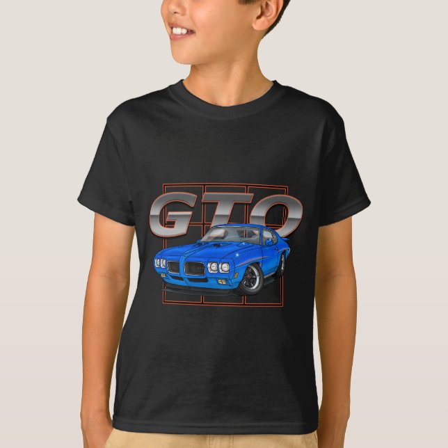 1970 GTO Blue T-Shirt (Front)