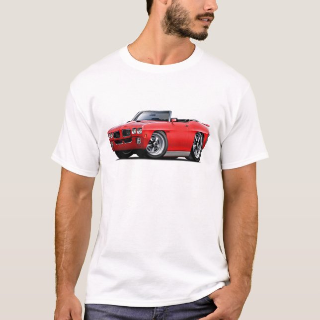 1970 GTO Red Convertible T-Shirt (Front)