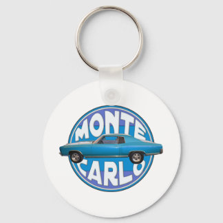 1970 monte carlo chevy blue key ring