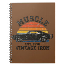 1970 Muscle Car Sunset - Vintage Iron