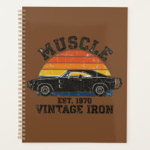 1970 Muscle Car Sunset - Vintage Iron