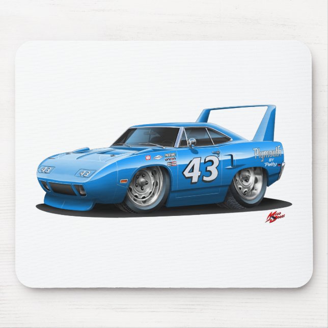1970 Nascar Superbird Petty Mouse Mat (Front)