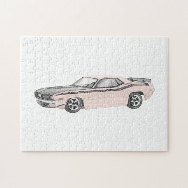 1970 Plymouth Barracuda Jigsaw Puzzle (Horizontal)