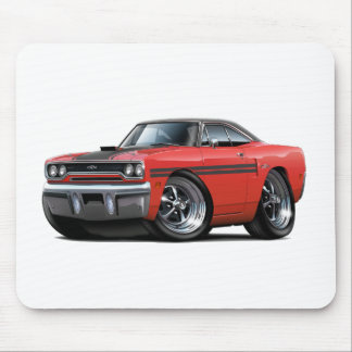 1970 Plymouth GTX Red-Black Top Car Mouse Mat