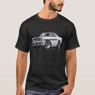 1970 Plymouth GTX White-Black Car T-Shirt