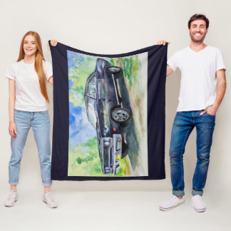 1970 Plymouth Hemi Roadrunner Throw Fleece Blanket