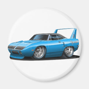 1970 Plymouth Superbird Blue Car Magnet