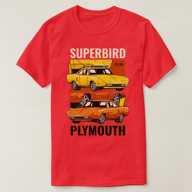 1970 Plymouth Superbird Muscle  1 T-Shirt (Design Front)