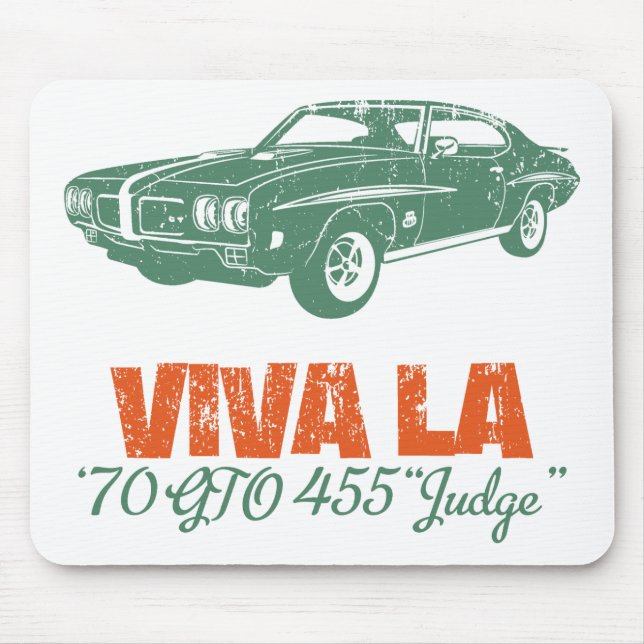 1970 Pontiac GTO 455 "JUDGE" Mouse Mat (Front)