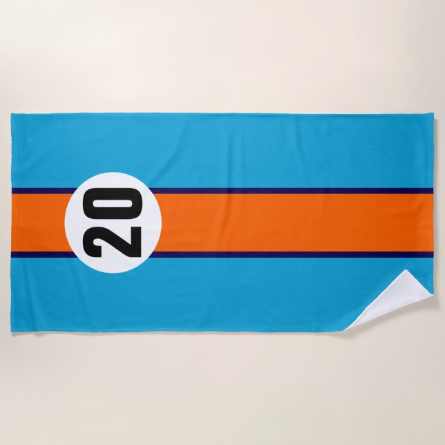 1970 RACING BEACH TOWEL (Front)