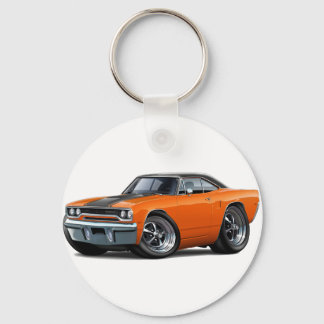 1970 Roadrunner Orange-Black Top Key Ring