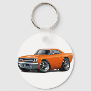 1970 Roadrunner Orange Car Key Ring