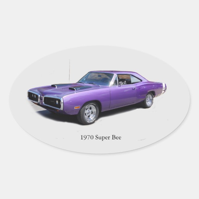 1970 Super Bee sticker (Front)