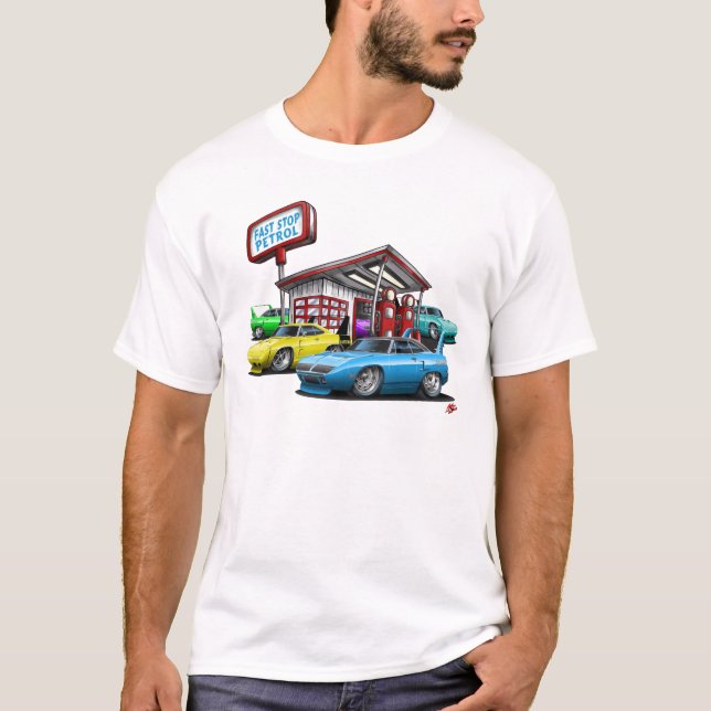 1970 Superbird Gas Station T-Shirt (Front)