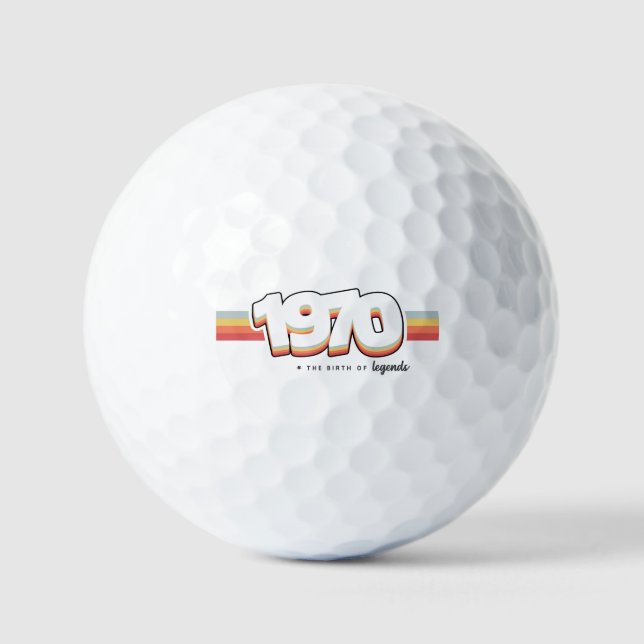 1970 The birth of legends Golf Balls (Front)