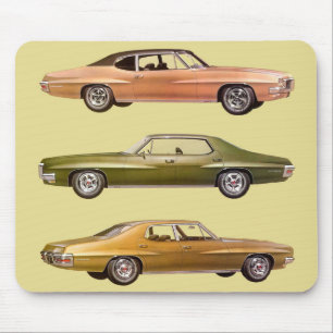 1970 three muscle cars mouse mat
