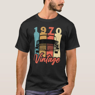 1970 Vintage Retro Birthday Antique Old Man Lady C T-Shirt