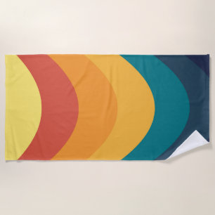 1970 warp curves up smooth beach towel