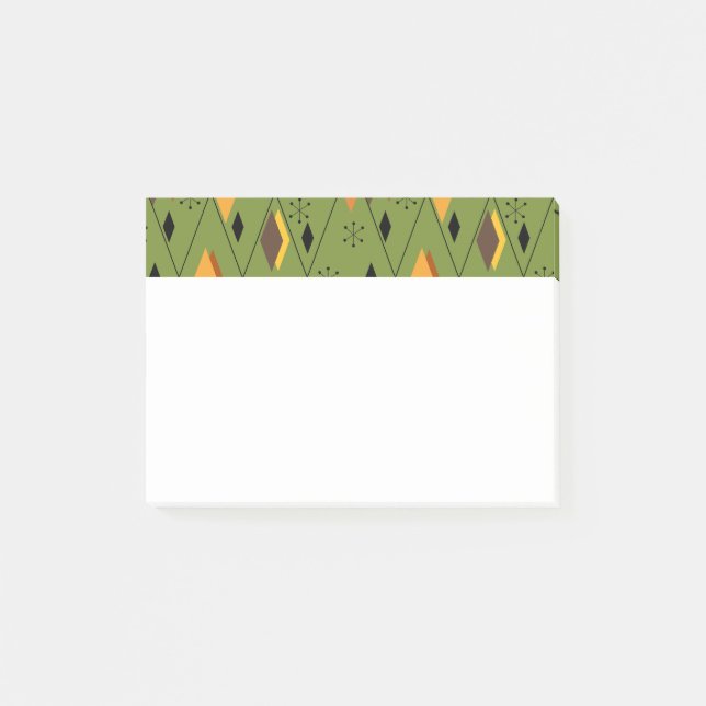 1970s Atomic Diamonds  Post-it Notes (Front)