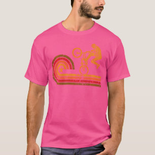 1970'S Bmx Silhouette Extreme Sports T-Shirt