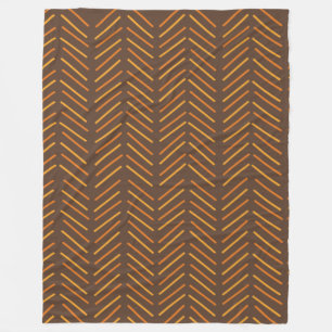1970s Chevron  Fleece Blanket