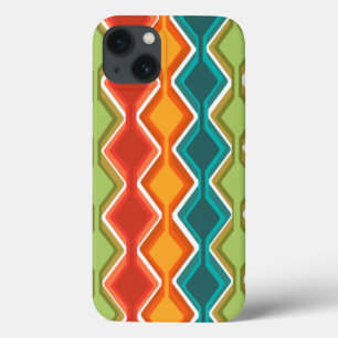 1970s Connected Diamonds iPhone 13 Case