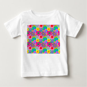 1970s Flower Power  Baby T-Shirt