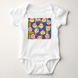 1970s Peace Baby Bodysuit