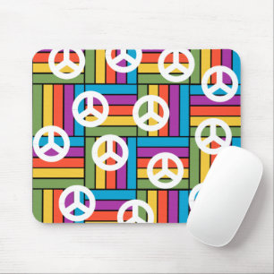 1970s Peace  Mouse Mat