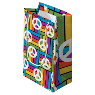 1970s Peace Small Gift Bag