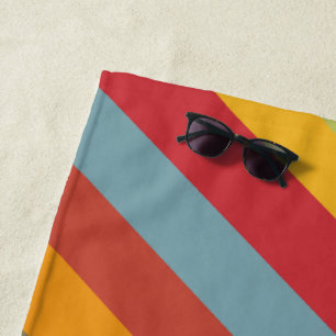1970s Peaks Beach Towel