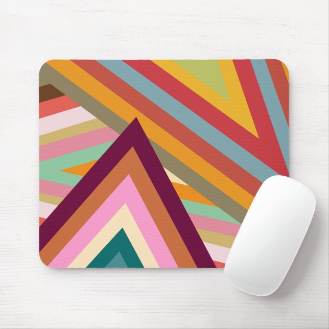 1970s Peaks  Mouse Mat (With Mouse)