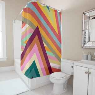 1970s Peaks  Shower Curtain