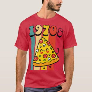 1970s Pizza Party Retro Vintage Back To The 70s Th T-Shirt