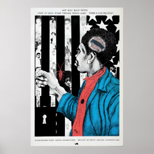 1970s  Poster Black Panther - Where is our