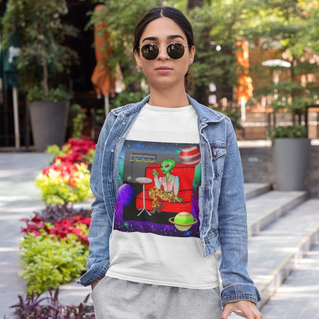 1970's Retro Extraterrestrial in Disco Lounge T-Shirt (Creator Uploaded)