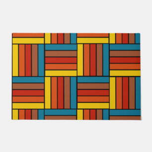 1970s Squares  Doormat