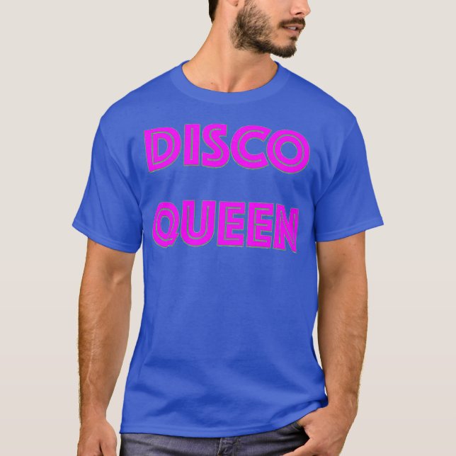 1970s Style Disco Queen Shirt Disco Dancing (Front)