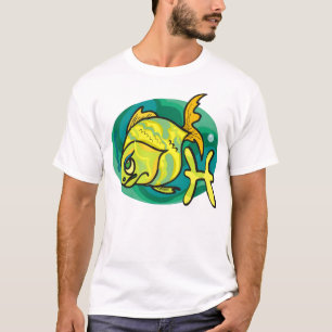 1970s style Pisces Fish Painting T-Shirt