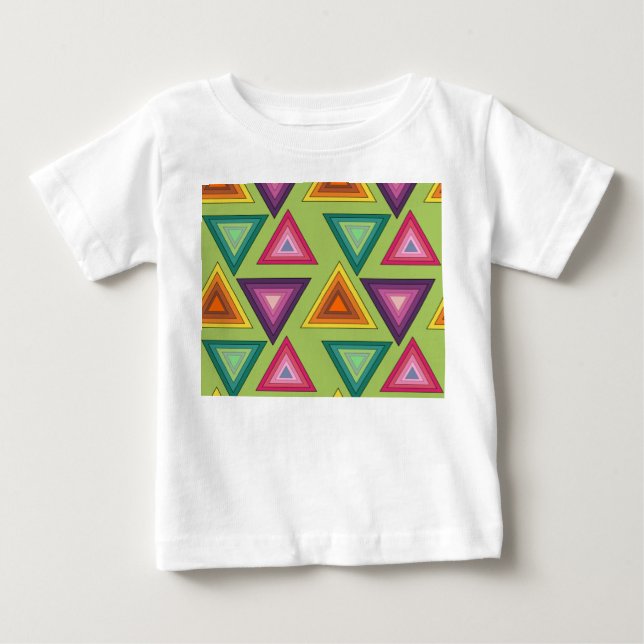 1970s Triangles  Baby T-Shirt (Front)