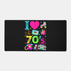 1970's Vintage Style Seventies Retro Party Desk Mat