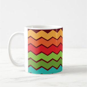 1970s Zigzag  Coffee Mug