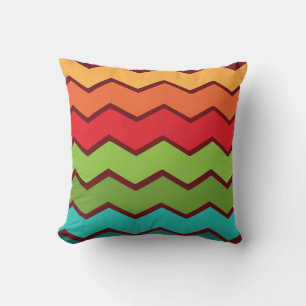 1970s Zigzag Cushion