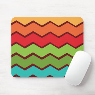 1970s Zigzag Mouse Mat