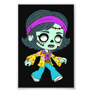 1970s Zombie Girl Photo Print