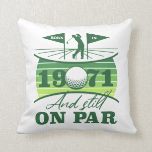 1971 50th Birthday Golf Lover Cushion