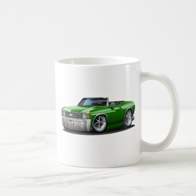 1971-72 Chevelle Green Convertible Coffee Mug (Right)