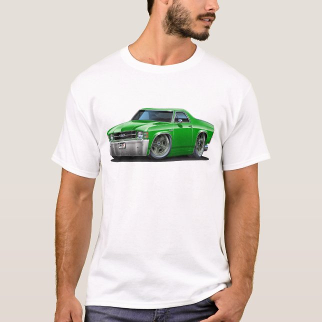 1971-72 El Camino Green Truck T-Shirt (Front)